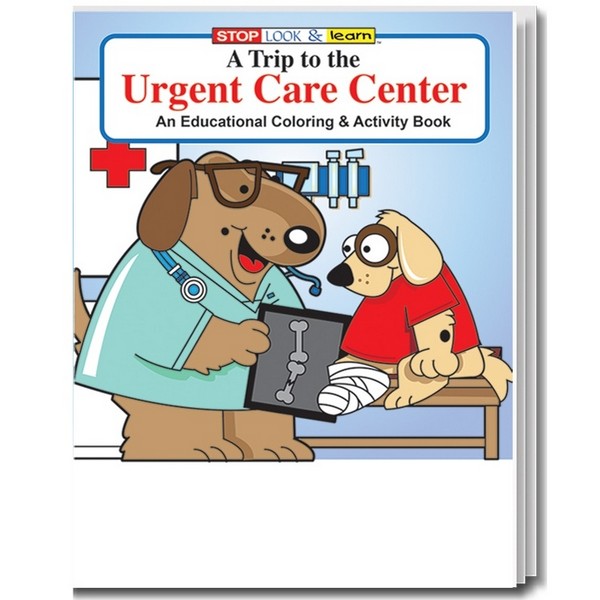 SC0355B A Trip to the Urgent Care Center Coloring and Activity BOOK Bl